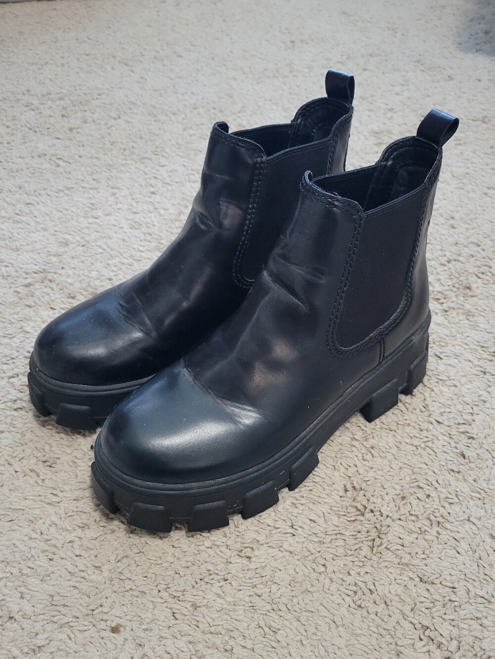 Circus by Sam Edelman Chunky Black Chelsea Boots